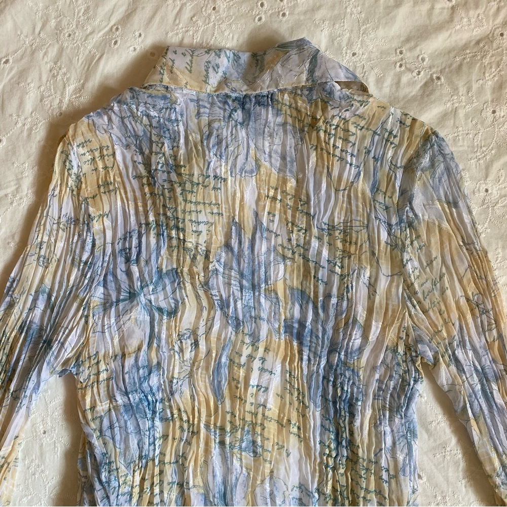 Textured flowy blouse - Picture 4 of 4